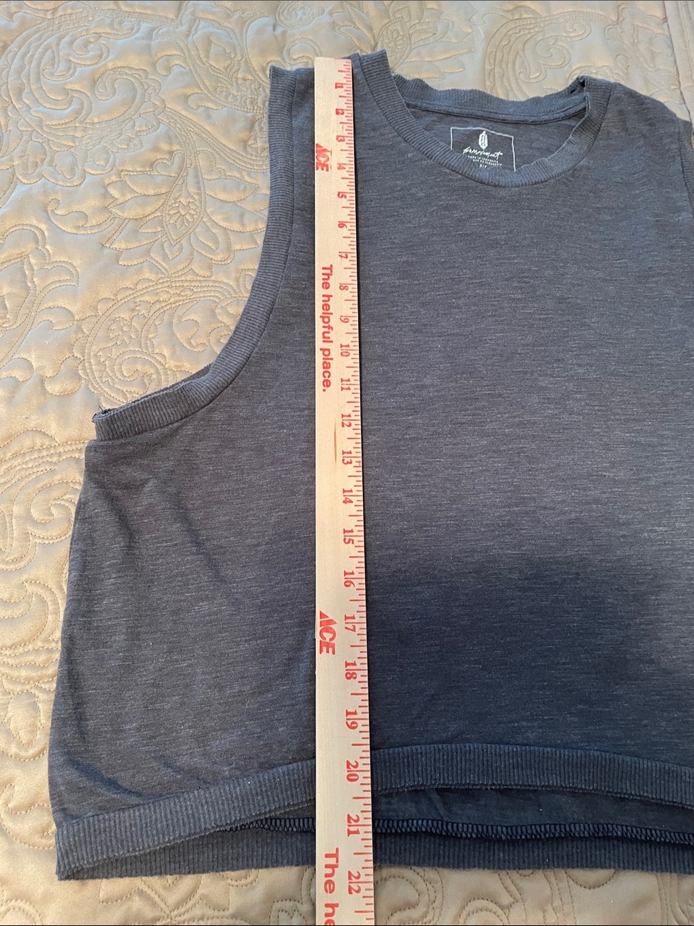 FP Movement by Free People Love Tank Gray Small - Picture 7 of 10